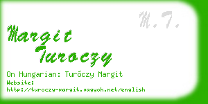margit turoczy business card